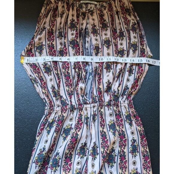 NOVELLA ROYALE Lana Jumpsuit Rayon Floral Elastic Waist Handmade Size XS - Picture 5 of 14